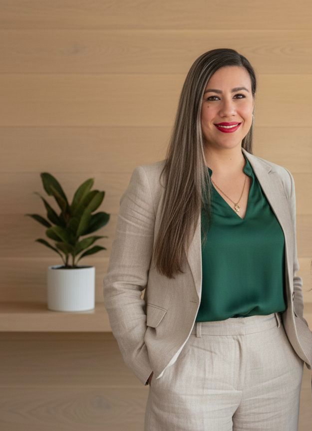 Karina Pinto en su consultorio